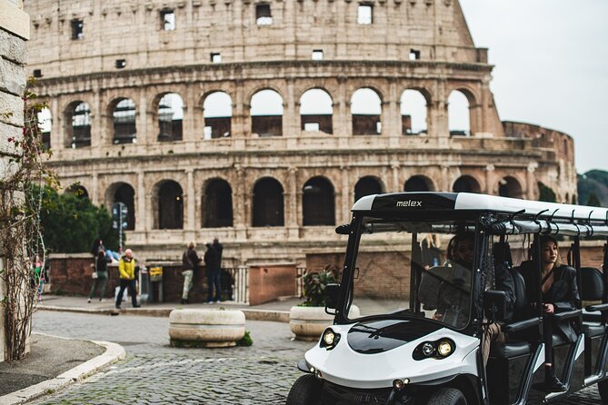 ROME: Golf-Cart Private Tour - Trevi Fountain, coins, and a 1 to 2 minute pedestrian stretch (Stop 3)