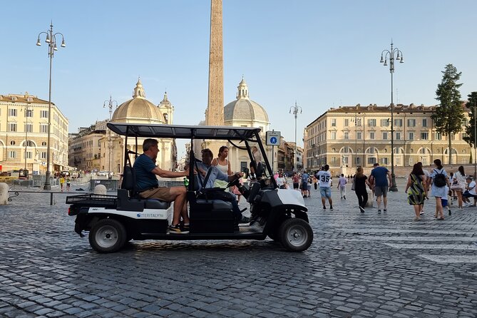 Rome Golf Cart Tour from Villa Borghese Gardens - Piazza del Popolo and the Gate-Spotting Feel