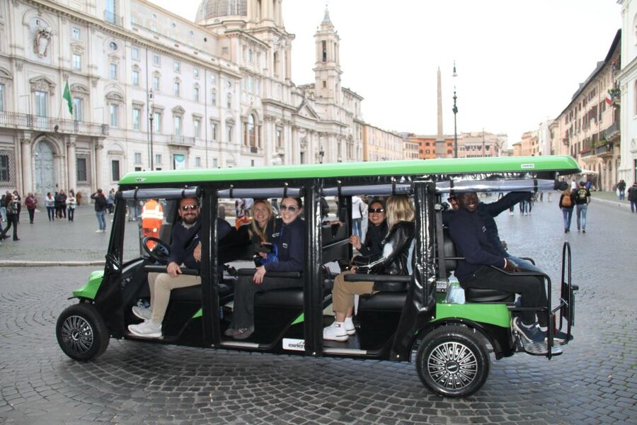 Rome: Golf Cart Tour with Artisanal Gelato Tasting - Key highlights before you go