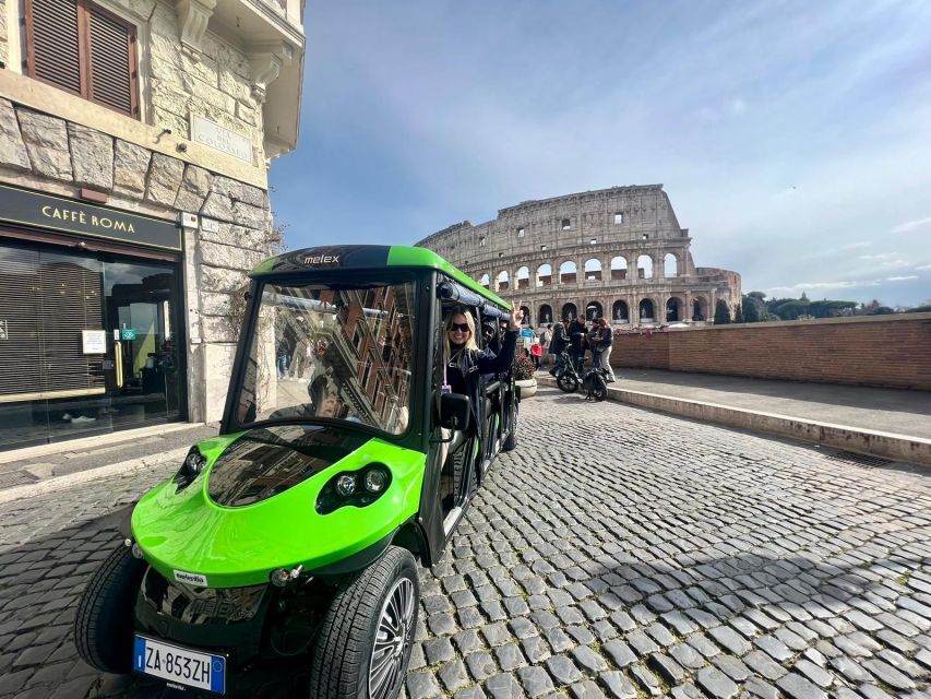 Rome: Golf Cart Tour with Artisanal Gelato Tasting - Why this Rome golf cart route works (and where it saves your energy)