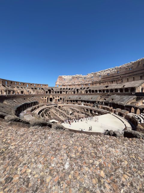Rome: Guided Colosseum Tour with Arena Entrance - Entering the Colosseum Arena, Not Just the Seating