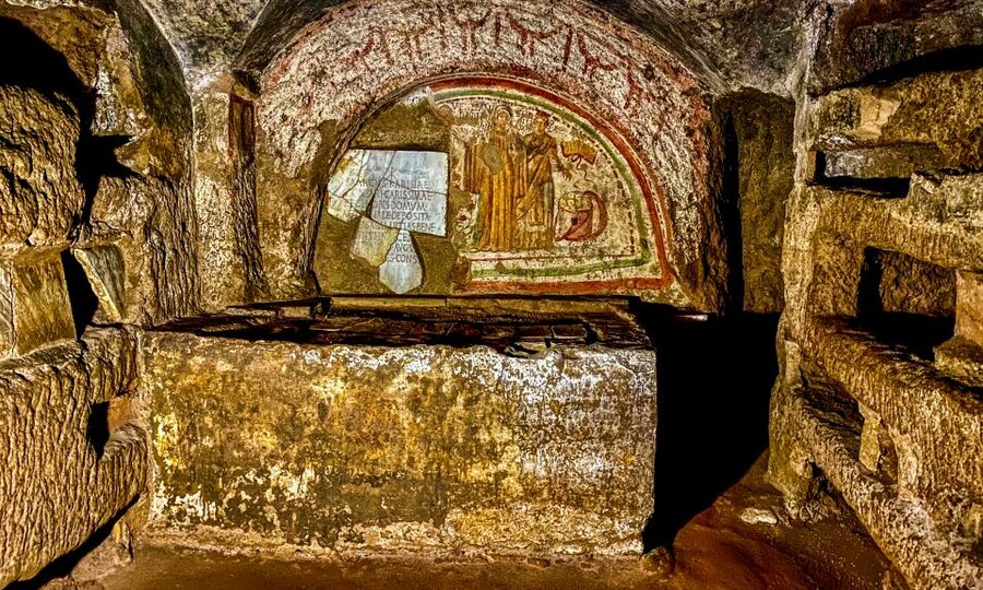 Rome: Guided Roman Catacombs Tour with Transfers - Reaching the Basilica of Nereus and Achilleus