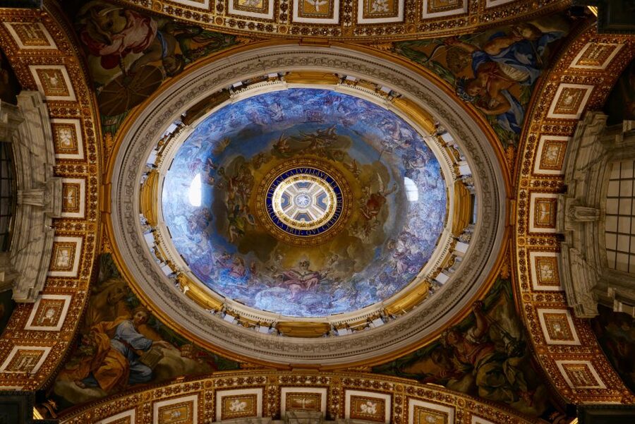Rome: Guided Tour of St. Peter's Basilica with Dome Climb - Inside the basilica: marbles, ceilings, and Michelangelo’s Pietà focus