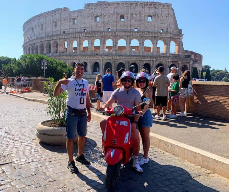Rome: Guided Vespa Tour with Self-Drive or as a Passenger - Piazza Navona and Castel Sant’Angelo: moving along the river-side vibe