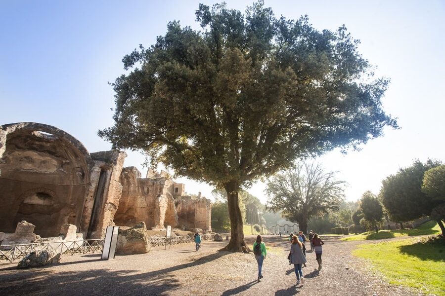 Rome: Hadrian's Villa and Villa d'Este Half-Day Tour - En Route to Bagni di Tivoli: Views and Travertine Clues
