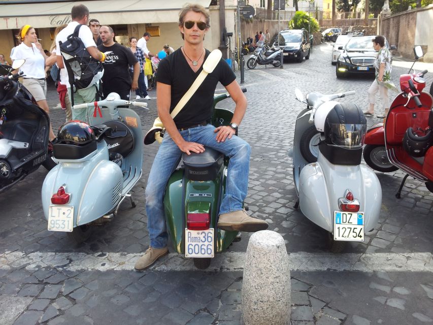 Rome: Half-Day Tour by Vespa with Driver - Key things to know before you zip through Rome
