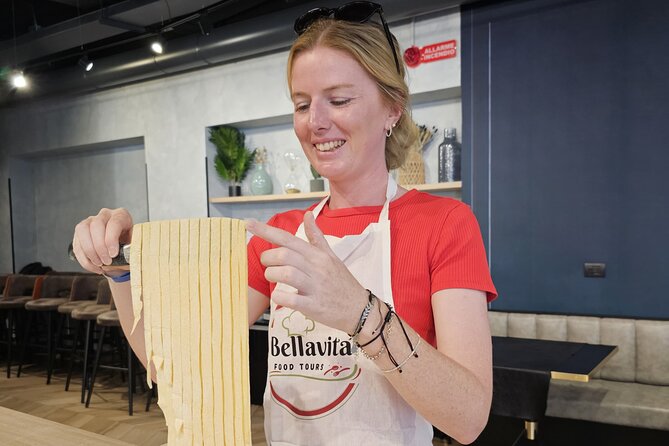Rome: Hands-on Fettuccine, Ravioli & Tiramisu Cooking Class - Kneading and stretching dough, with real chef coaching