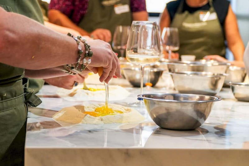 Rome: Hands-On Pasta & Tiramisu Class with Unlimited Wine - A Roman Kitchen, Not a Food Court Set-Up