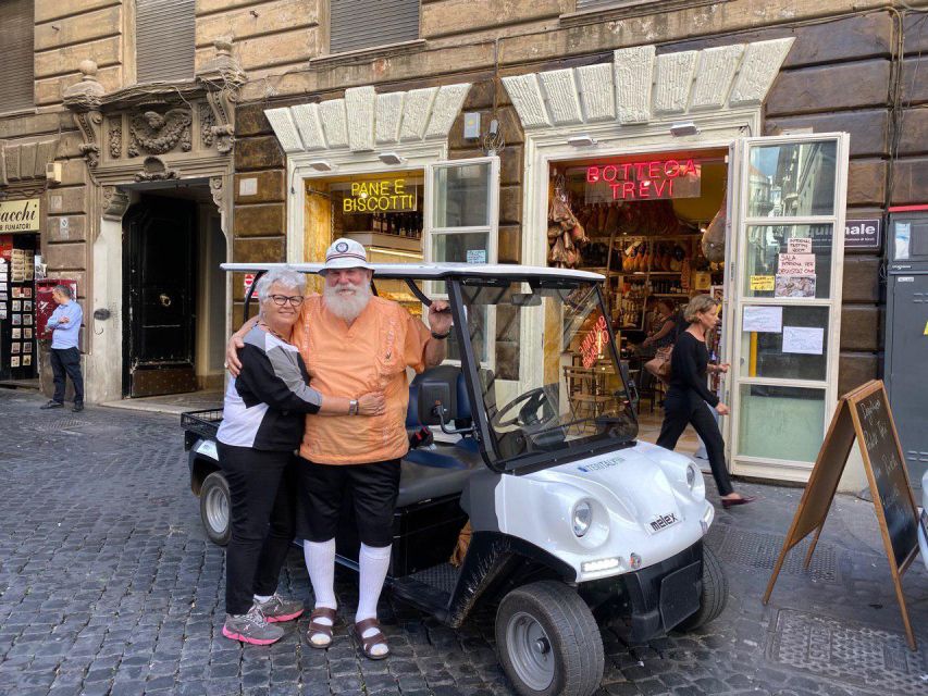 Rome: Highlights and Hidden Sights Golf Cart Tour - How the 3-hour route balances driving, walking, and photos