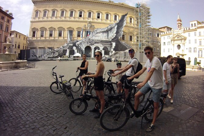 Rome Highlights by E-Bicycle Small group - Meeting at Landimension Travel and getting set up fast