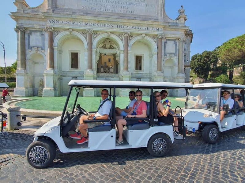 Rome: Highlights Golf Cart Tour with Pizza Snack & Gelato - Quick take