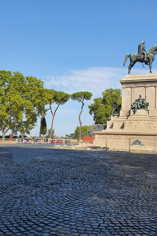 Rome: Highlights Golf Cart Tour with Pizza Snack & Gelato - Tiber Island, the riverfront vibe, and Trastevere roll-by