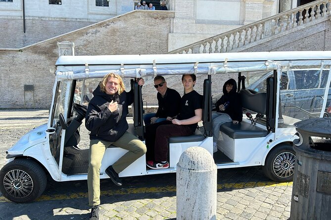 Rome Highlights Private Tour by Golf Cart private tour - Colosseum: The Classic Finish Line, With Extra Planning Needed