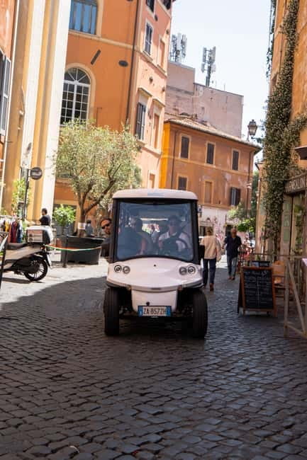 Rome: Highlights Tour in Golf Cart - Trastevere food tasting and the Janiculum sunset view