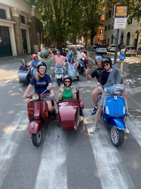 Rome: Highlights Vespa Sidecar Tour with Coffee and Gelato - How the Vespa Sidecar Ride Feels in Real Life