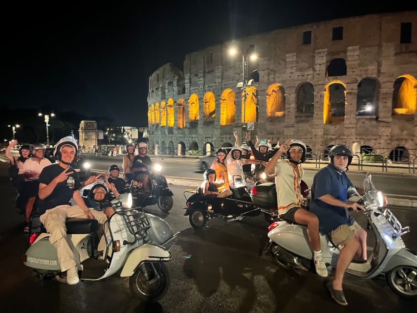 Rome: Highlights Vespa Sidecar Tour with Coffee and Gelato - Piazza Venezia to the Colosseum: Where the Tour Gets Its Wow Factor