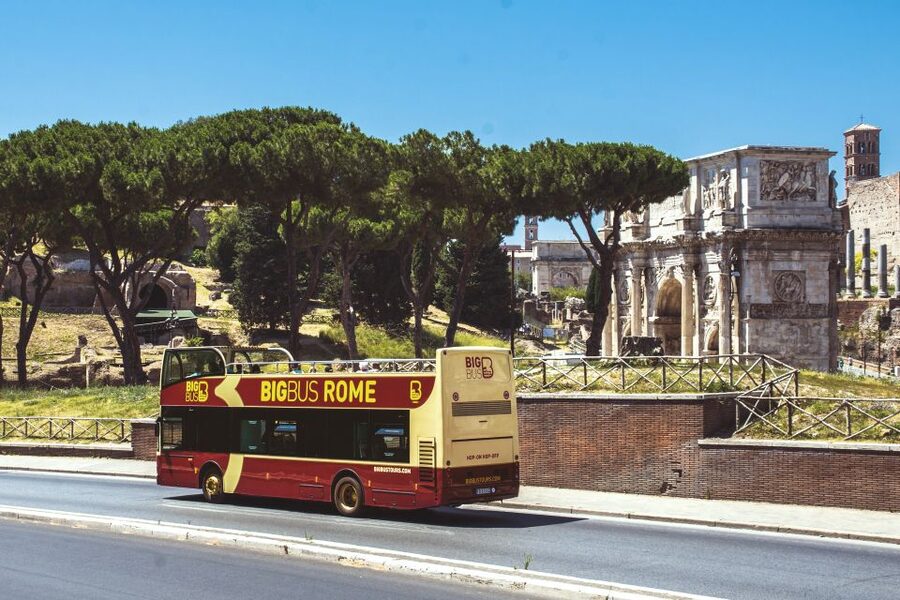 Rome: Hop-On Hop-Off Bus and Optional Cruise Port Transfer - Your Big Bus ticket: open-top rides, Wi-Fi, and multilingual audio