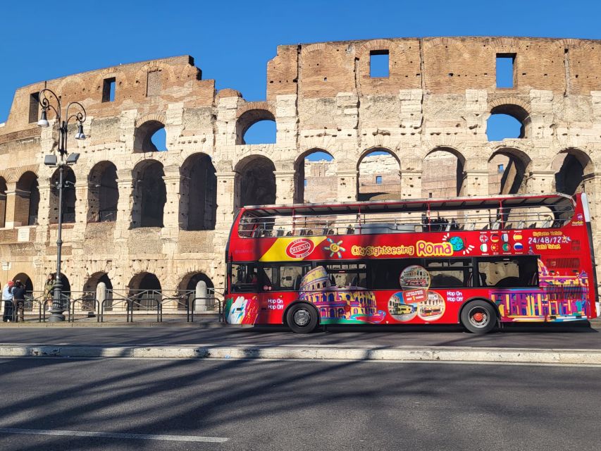 Rome: Hop-On Hop-Off Bus, Roman Forum & Colosseum Tour - The Guided Colosseum and Roman Forum Part, Skip-the-Line Included