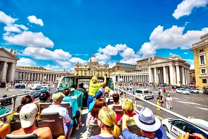 Rome Hop On Hop Off Open Bus + Vatican Museum Sistine Chapel Tour| Fast Track - The Big Win: Fast-Track Vatican Access Plus Hop-On Rome Sightseeing