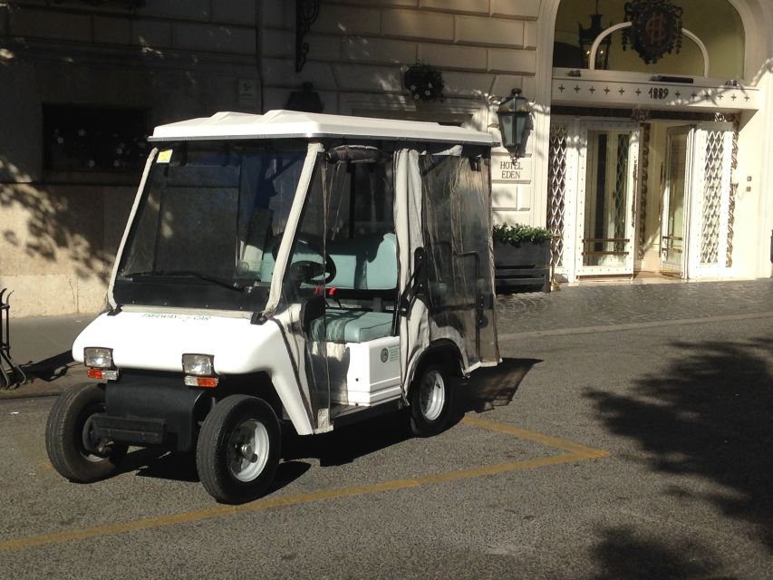 Rome: Imperial City Tour by Golf Cart with Optional Transfer - Rome by golf cart: why this setup works