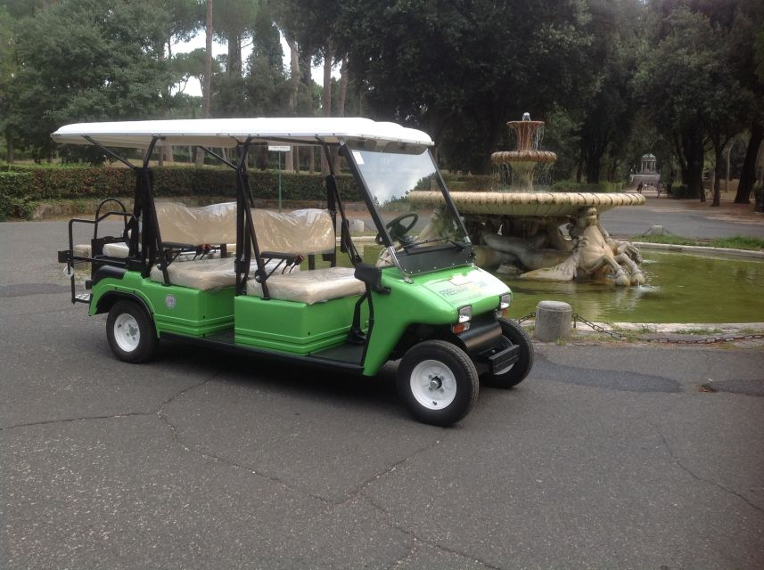 Rome: Imperial City Tour by Golf Cart with Optional Transfer - Aventine, Villa Borghese Pincio Balcony, and that Rome-from-above feeling