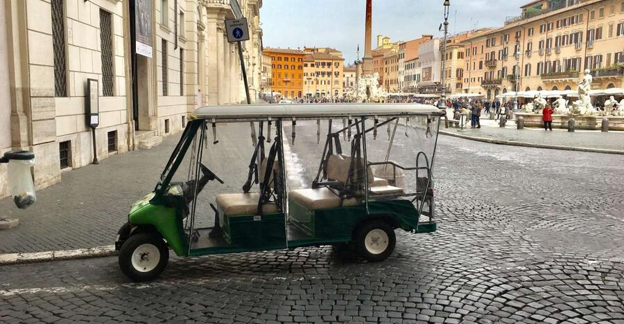 Rome: Imperial City Tour by Golf Cart with Optional Transfer - Baroque highlights: Trevi Fountain and Piazza Navona on the route