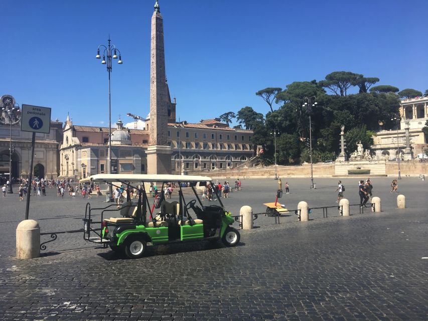 Rome: Imperial City Tour by Golf Cart with Optional Transfer - Meeting point at Via Ludovisi 60, and why you should arrive early