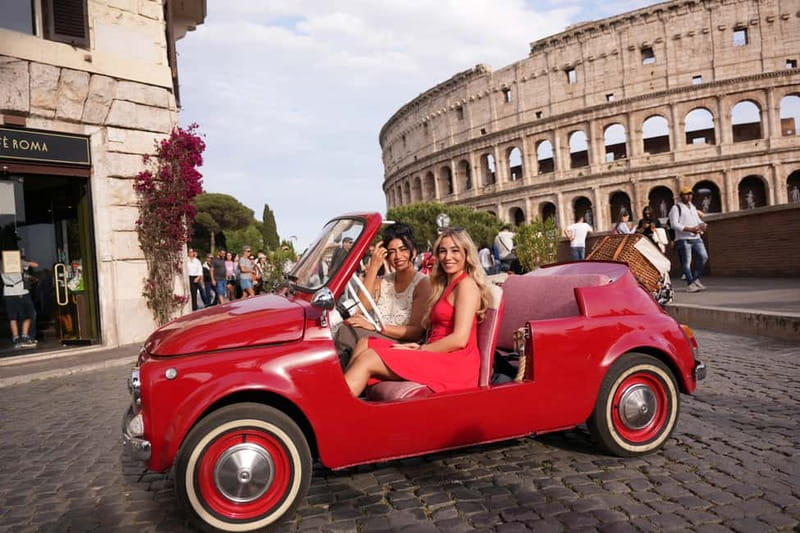 Rome in a Fiat Jolly: Exclusive Vintage Ride & Photo Tour - The Giardino degli Aranci Stop: Photos, Views, and a Real Break