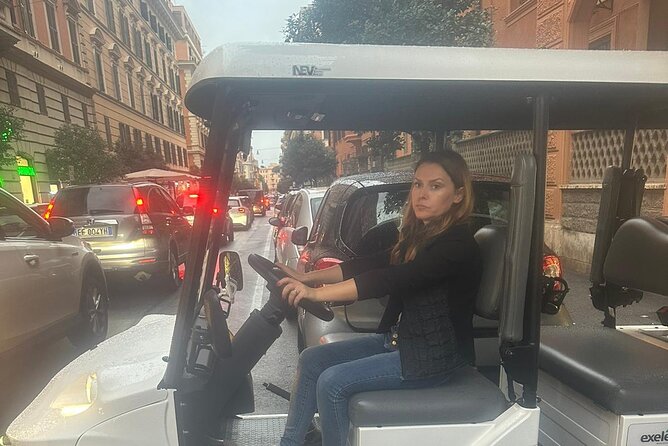 Rome in Golf Car a Private Trip between History and Beauty - Spanish Steps, Trinità dei Monti area, and the shopping street connection