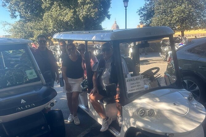 Rome in Golf Car a Private Trip between History and Beauty - Bocca della Verità: a quick culture moment with Roman personality