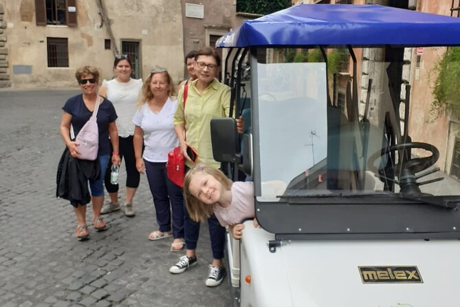 Rome in Golf Cart 4 hours Private Tour with Pickup from hotel - Key things to know before you ride