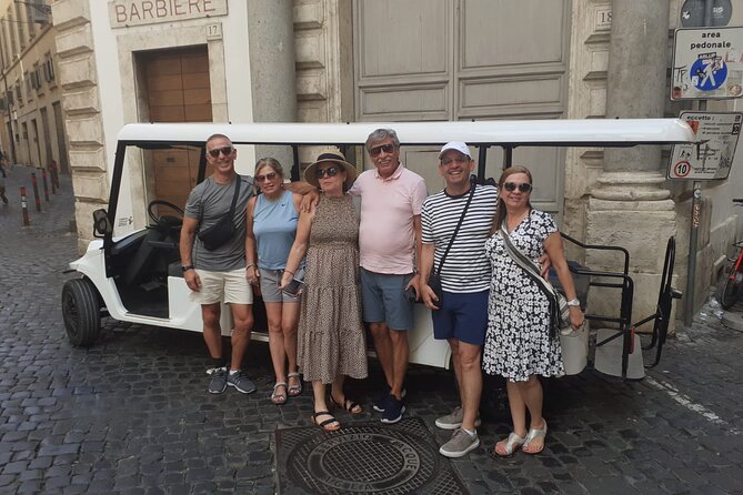 Rome in Golf Cart 4 hours Private Tour with Pickup from hotel - Who should book this golf cart Rome tour