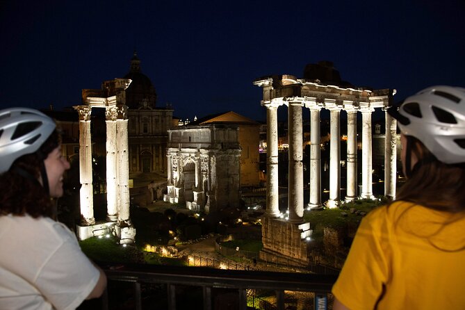 Rome in the Evening Cannondale EBike Tour with optional Dinner - The Colosseum to Capitoline hill section: first-row views fast