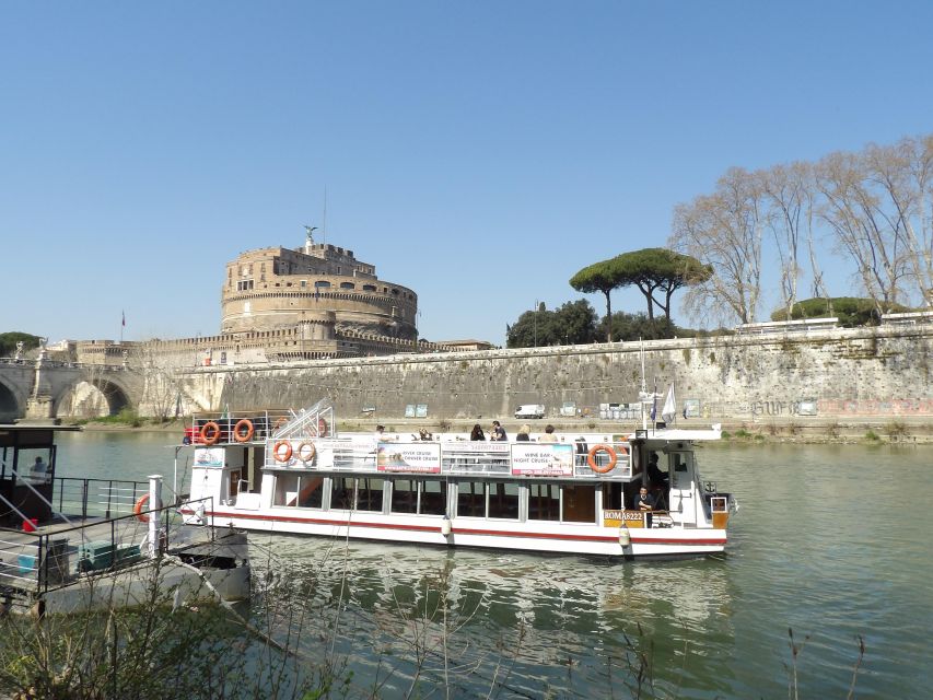 Rome: IoBus&RomeBoat Hop-On Hop-Off Bus and Boat Combo - River stops along the Tiber: Tiber Island to Ara Pacis and back