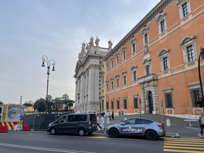 Rome: Jubilee Year Papal Basilicas Tour by Private Car - Private car value in Rome traffic, with hotel pickup and drop-off
