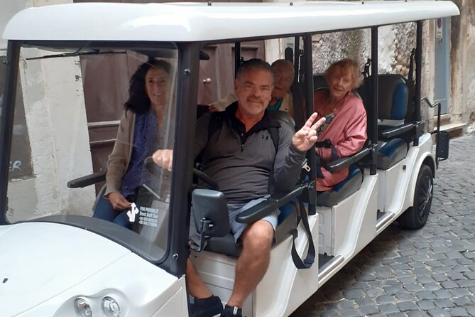Rome: Lip Smacking 4 hours Foodie Tours in golf cart - Piazza Navona to Bocca della Verità: squares for people, plus a Roman legend moment