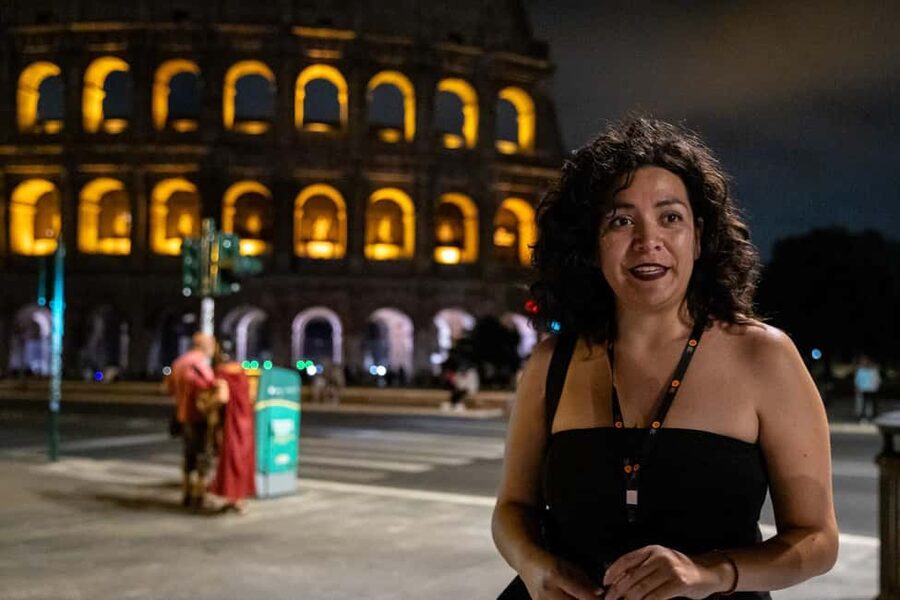 Rome: Moonlight Walking Tour – Free for Kids - Sant’Ignazio di Loyola and the fake dome effect