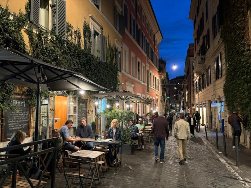 Rome Night Golf Cart Tour with Access to an Exclusive Dinner - Rione Monti in the First Warm-Up: More Local Than Tourist