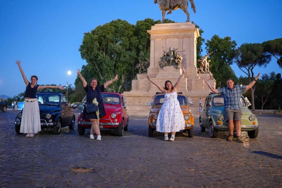 Rome: Night Tour in a Vintage Fiat 500 with Aperol Spritz - Who this tour suits best in Rome
