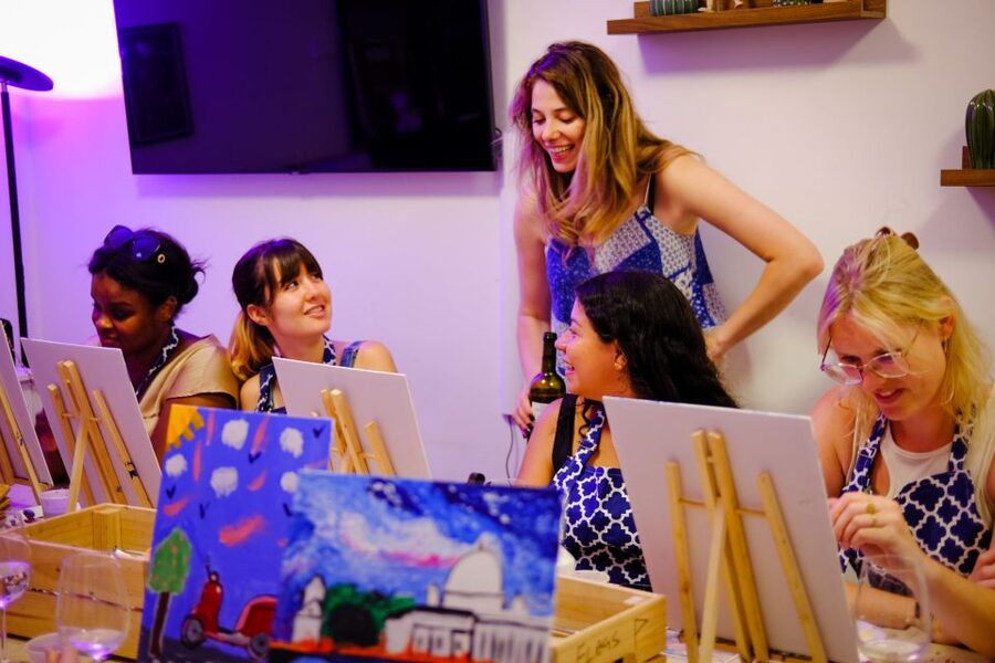 Rome: Painting Class with Unlimited Wine - A 2.5-hour plan that beats the usual Rome routine