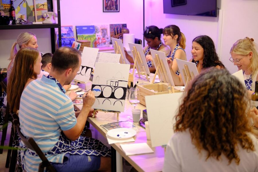 Rome: Painting Class with Unlimited Wine - What you take home, and how to treat it like a real souvenir