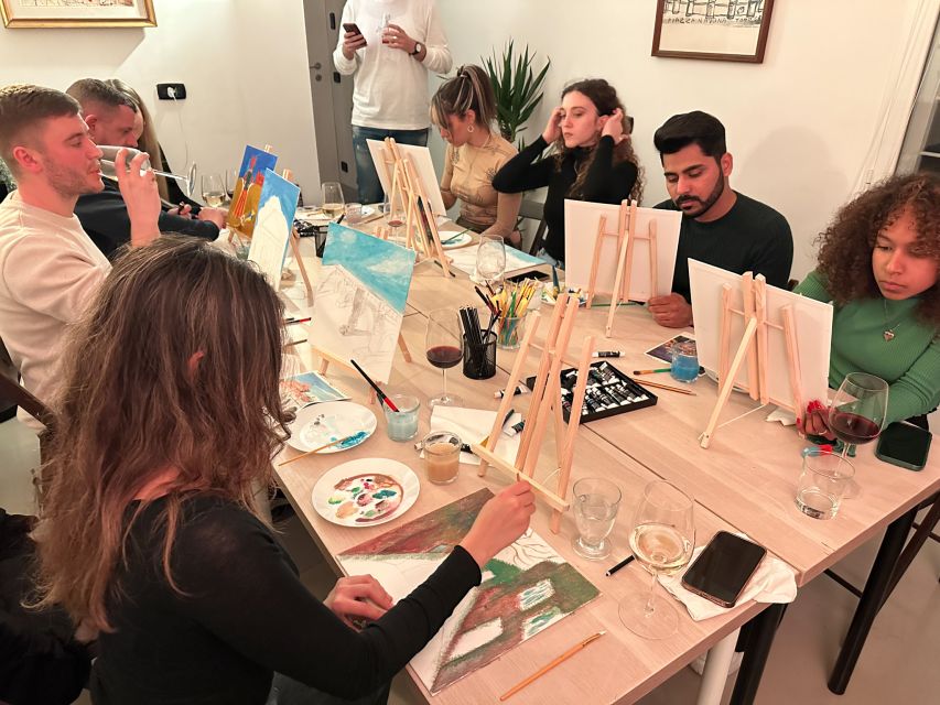 Rome: Painting Class with Unlimited Wine - Tips to get the best night from your brush