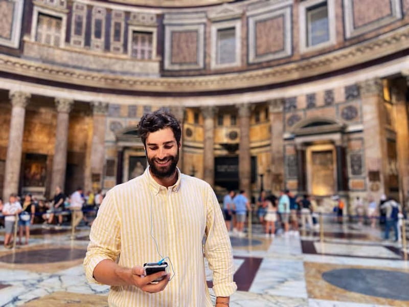 Rome: Pantheon Priority Entry Ticket & Audio Guide App - Inside the Pantheon, The Dome, Oculus, and Marble Details