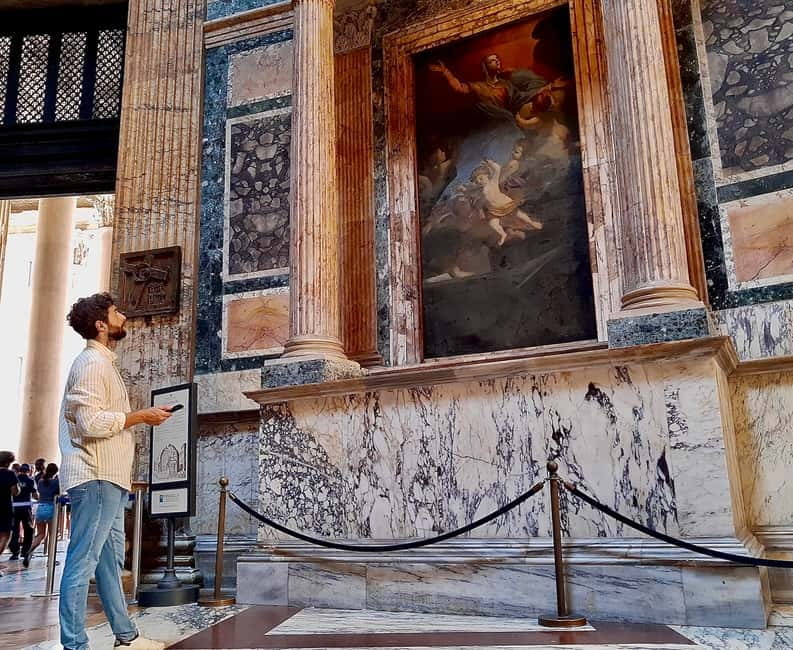 Rome: Pantheon Priority Entry Ticket & Audio Guide App - Your Smartphone Audio Guide Plan (35 Minutes, 12 Points)