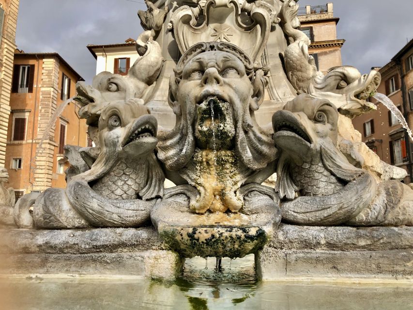 Rome: Pantheon Small Group Tour and Skip-the-Line Ticket - Fontana del Pantheon: starting at street level with context