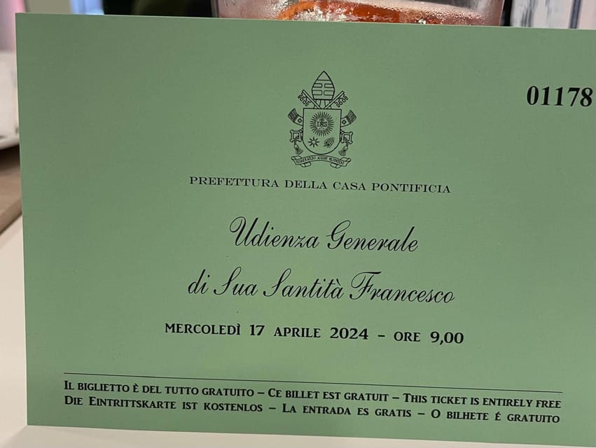 Rome: Papal Audience Tour With Reserved Access - Price and Value: Why $43 Can Make Sense Here
