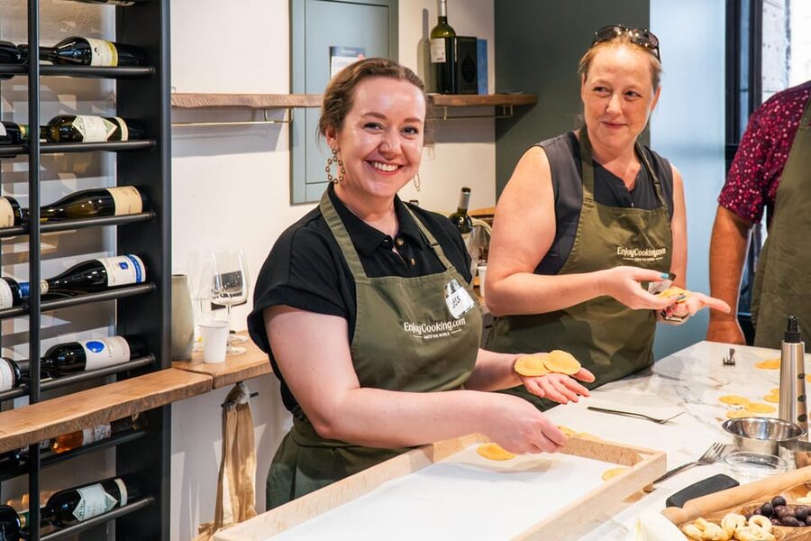 Rome: Pasta, Ravioli & Tiramisu Cooking Class by Colosseum - Wine at the table: free-flowing, but still part of the class