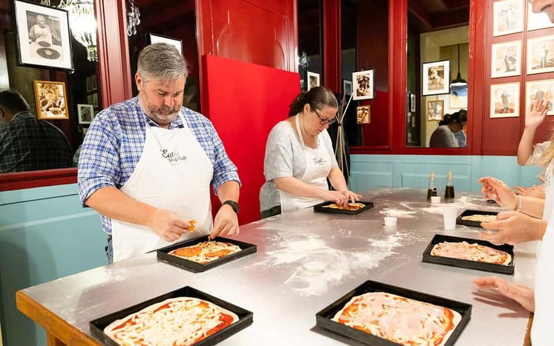 Rome: Pizza and Tiramisù Cooking Class with Glass of Wine - Cooking Together, Then Eating Immediately With Wine and Limoncello