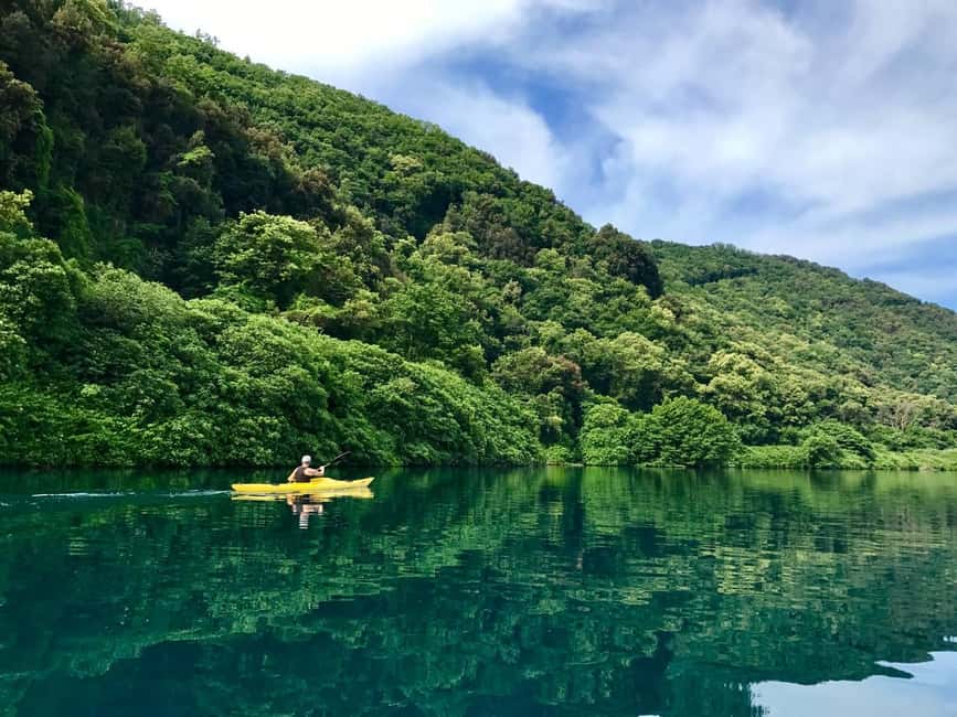 Rome: Popes' Lake, Kayak Tour with Swimming & Roman Pizza - Paddle Past Castel Gandolfo, Pope Country From Water Level
