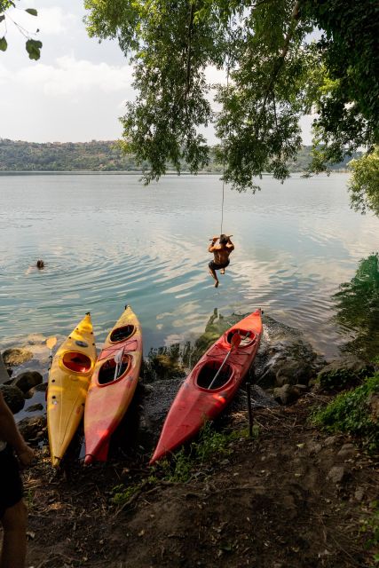 Rome: Popes' Lake, Kayak Tour with Swimming & Roman Pizza - Guides Make or Break It, and Here They Usually Shine